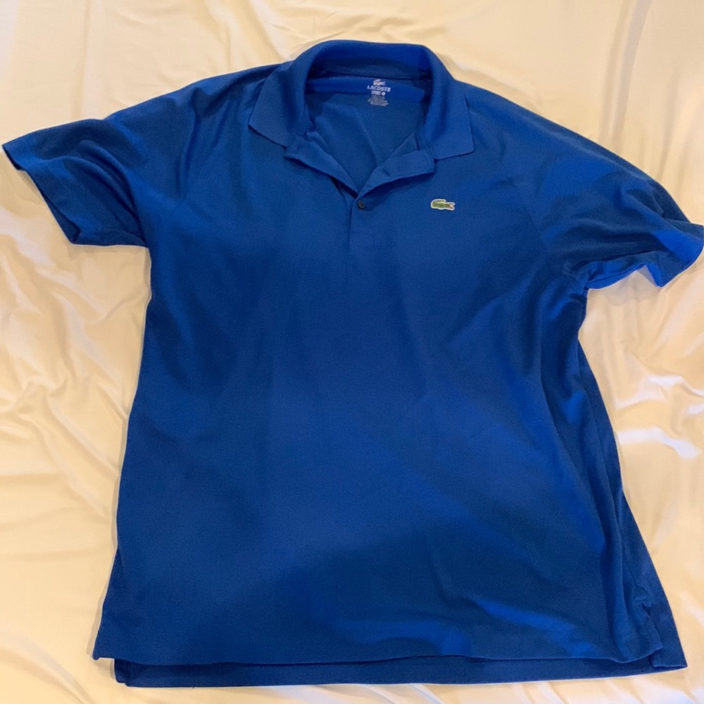 Blue Lacoste Polo